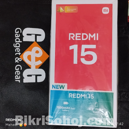 Redmi 15 (8/256)gb